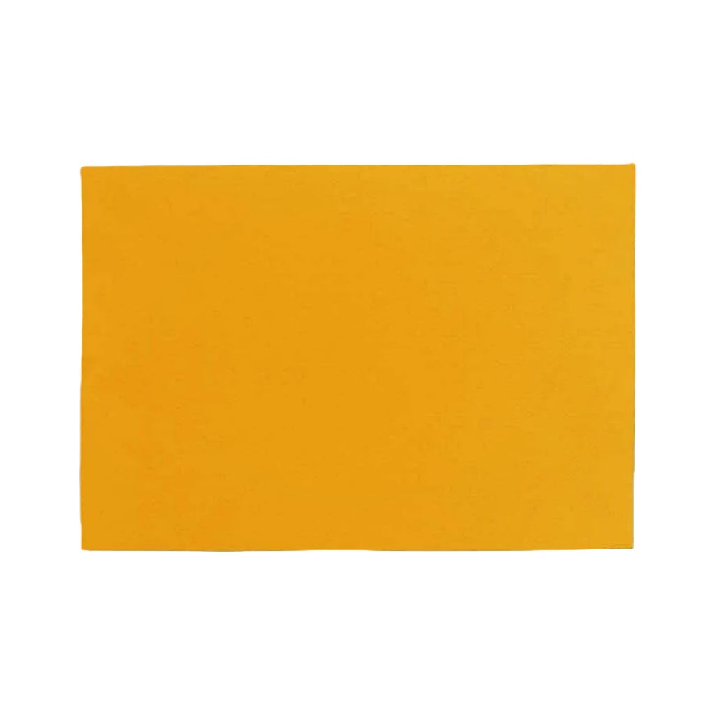 Dessous de verre rectangulaire – couleur unie, jaune