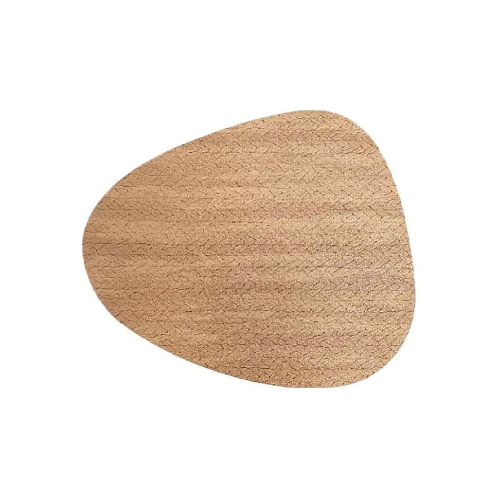 Dessous de verre organique – liège naturel, couleur bois