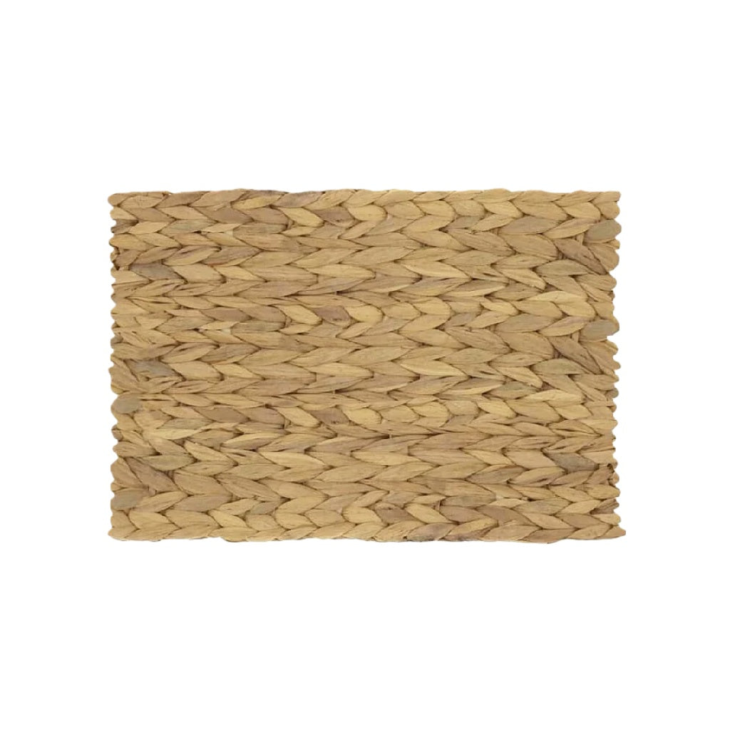 Dessous de verre rectangulaire – fibres naturelles tressées